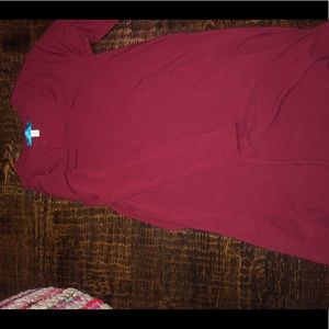 Long sleeve T-shirt dress